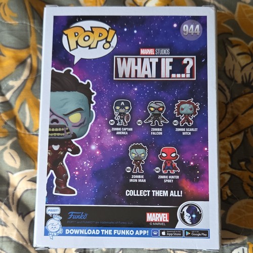 Funko Pop! Vinyl: Marvel - Zombie Iron Man (Glows in the Dark) (Exclusive) #944 - Picture 3 of 6