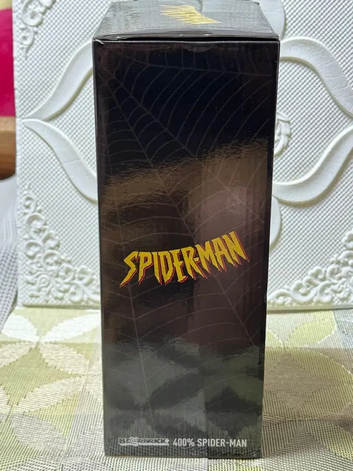 1 DÍA!!BE@RBRICK Spider-Man 400% Marvel Happy Lottery Último premio Limitado Raro NUEVO Foto 4 de 4