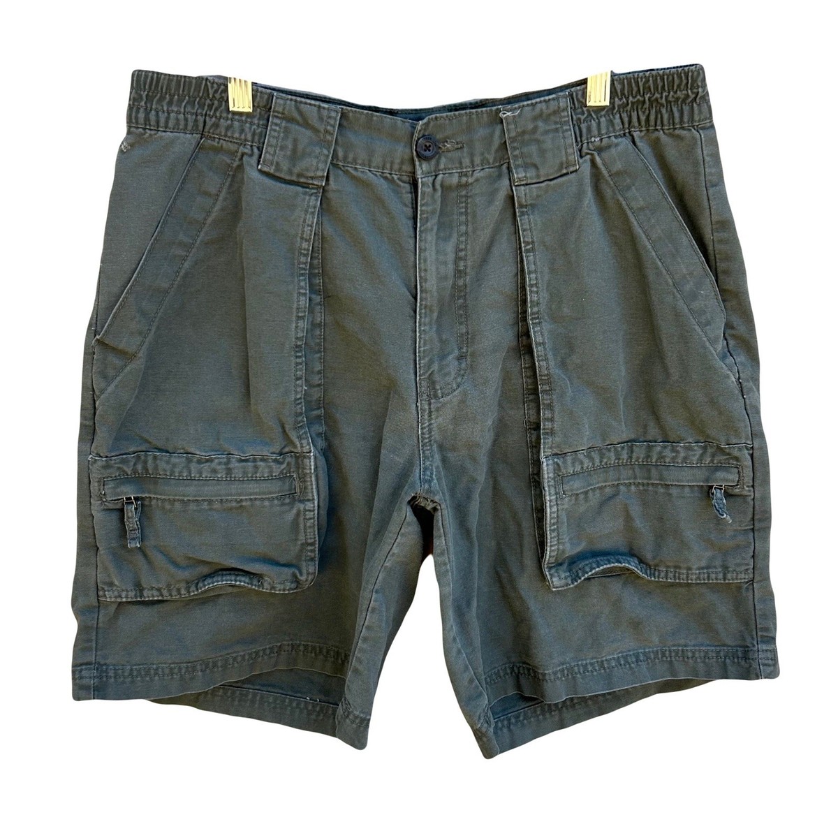 Outdoor Life Cargo Utility Shorts Mens Size 34 Military Green