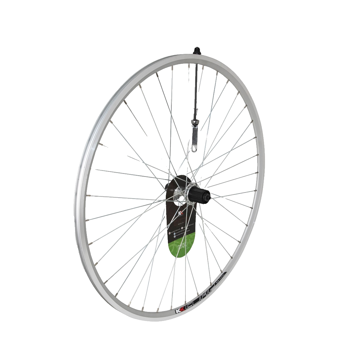 700c Rear Road Wheel – Cassette Hub | Quick Release | Silver Alloy Rim – KX CO