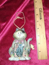 CAT CHRISTMAS ORNAMENT PICTURE FRAME