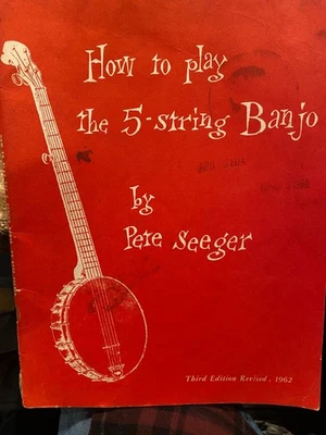 1962 How To Play The 5-String Banjo Book *Pre-Owned w/Wear* BSDS - Photo 1/4