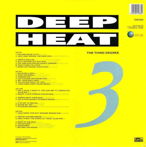 Various - Deep Heat 3 - The Third Degree (VINYL) - Image 2 of 4