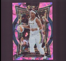 2025 Panini Select WNBA - Concourse Myisha Hines-Allen #39 Pink Ice Prizm