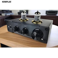 D200 Aluminum Alloy Electronic Tube Preamplifier 2xNE5532 (6K4 Electronic Tube
