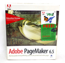 Adobe PageMaker 6.5 Windows Education Version MAC OS NOS Sealed with shelf wear