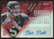 Blake Bortles Rookie #P-BB 2014 Certified Potential Autograph Mirror Red /20