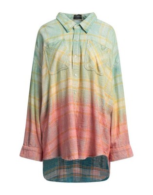NWT R13 Drop Neck Workshirt Pastel Plaid Size XS