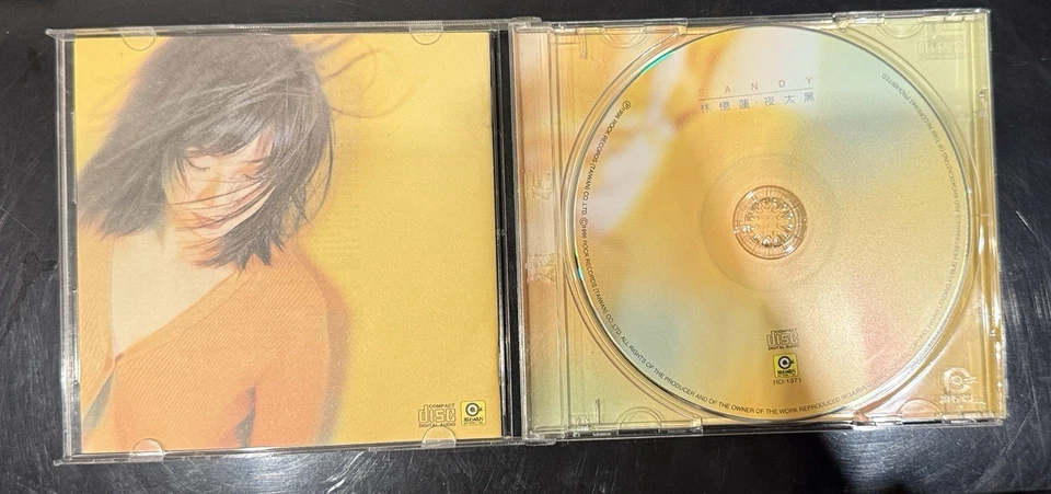 Sandy Lam 林憶蓮 – 夜太黑 The Night Is Too Dark CD 1995 Rock Records RD-1371 VG+ - Imagem 2 de 3