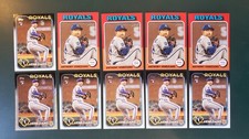 ANTHONY VENEZIANO - LOT OF (10) ROOKIE CARDS - Topps 2024 Royals