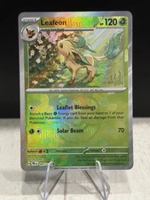 Pokémon TCG: S&V Prismatic Evolutions - Leafeon Master Ball R 005/131 - NM+