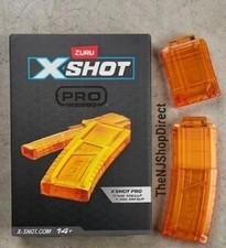 Zuru X-Shot Pro Series Clip Pack - 1 Half Size 1 Full Size Magazine - NEW