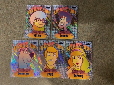 2024 Fleer Scooby-Doo Heads Up! COMPLETE SET 1-5 Shaggy Fred Velma Daphne Scooby