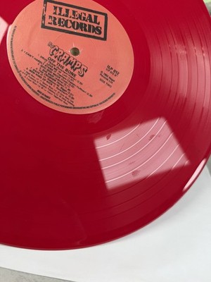 The Cramps Off the Bone Illegal Records ILP012 1983 RARE Red Vinyl