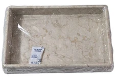  FRONTGATE Marble Stone Guest Towel Tray New In Wrapping~Vintage~Heavy~Well Made