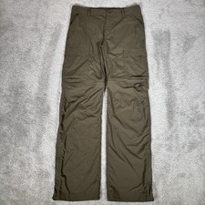 REI Co-op Pants Youth Boys L Green Sahara Convertible Cargo Nylon Stretch Hiking