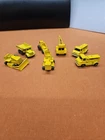 7 Vintage Matchbox Lesney Yellow Diecast Toy Construction Vehicles
