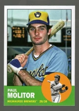 2022 Topps Archives Paul Molitor #46 Milwaukee Brewers