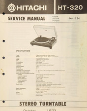 Hitachi - Model HT-320 Service Manual - Original