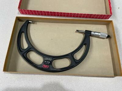 Starrett 486MP-200MM 486M Blade Type Micrometers, 175-200mm Range, 0.01mm Grad.