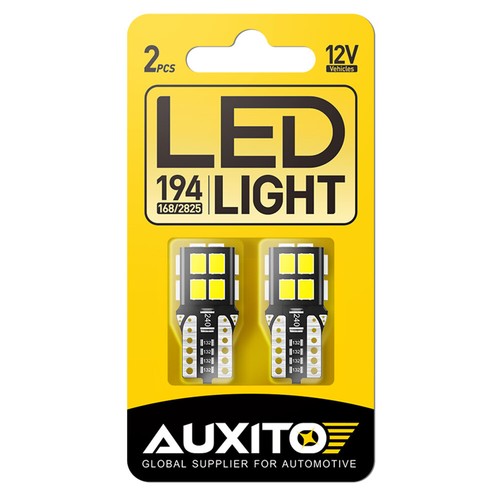 AUXITO T10 194 168 2825 LED License Plate Lights Bulb White Red Amber Blue W5W - Picture 52 of 64