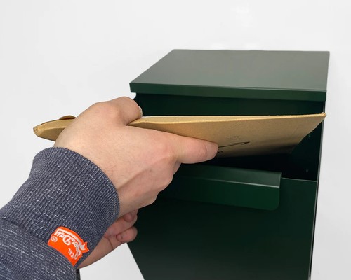 Lockable Wall Mount Parcel Box Letterbox Post Box Slots Letters Safe Parcel - Picture 15 of 19
