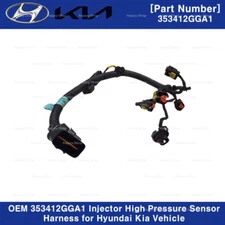 OEM 353412GGA1 Injector High Pressure Sensor Harness for Hyundai Kia Vehicle