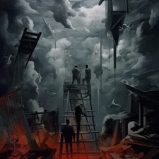 "Mental Gauntlet" by Dr. Shrinker, Art Poster Giclee Print 17 x 22