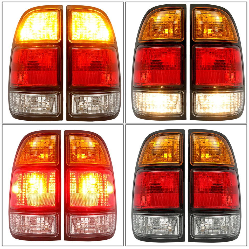 Juego de luces traseras de freno con bombillas traseras para camioneta Toyota Tundra 2000-2006 Foto 4 de 4