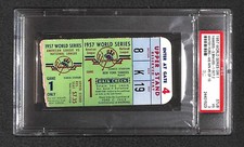1957 World Series GAME 1 TICKET Yankees vs Braves 