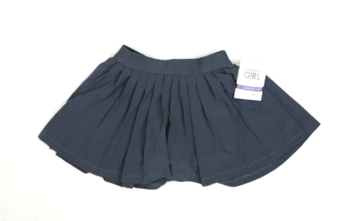Athleta Pleat Perfect Skort Grey Tennis Pickleball Skirt Featherweight Girls M