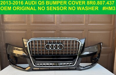 #ad ✅ 2013 2016 Audi Q5 Front Bumper 8R0807437 No washer No sensor OEM $748.80