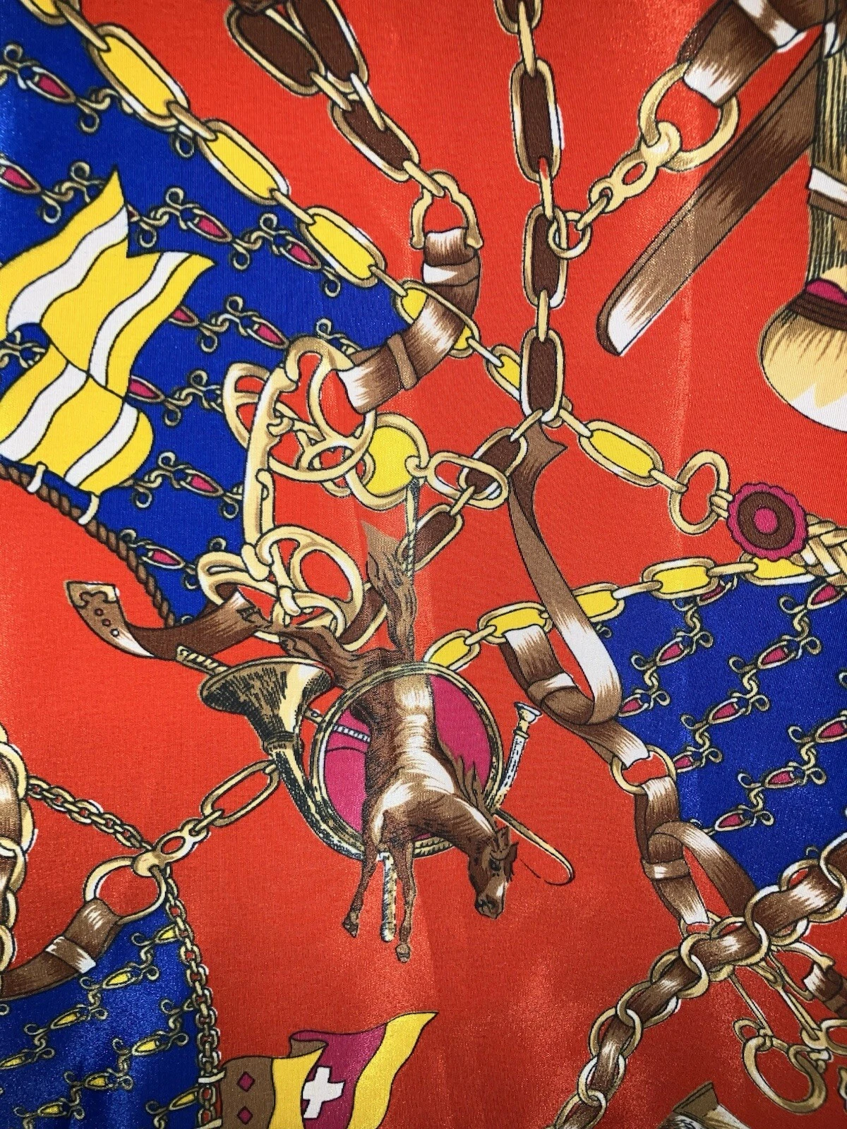 Giacca bomber vintage raso cavallo equitazione stampa ispirata a Gucci Y2K anni 80 mafia