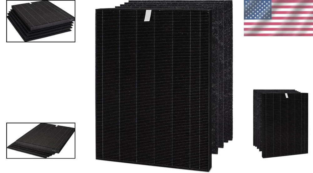 Air Purifier Filter A + SmokeGuard: 99.99% Allergen Capture with Carbon Filters