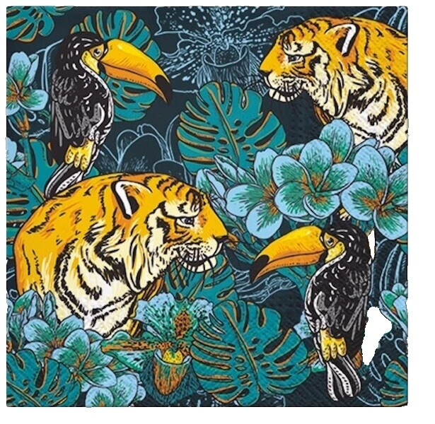 Jungle Multicolor Party Tableware & Serveware