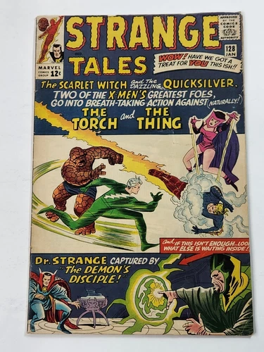 Strange Tales 128 1st App Demonicus Stan Lee Steve Ditko Silver Age 1965