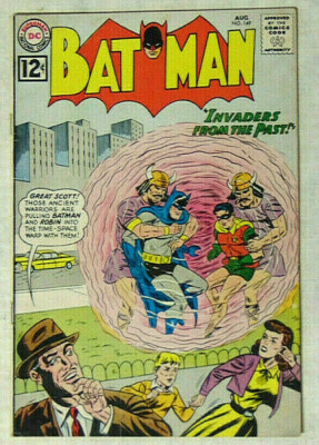 Batman #149 VG+ 1962 DC Comics Invaders From The Past Science Fiction Cover