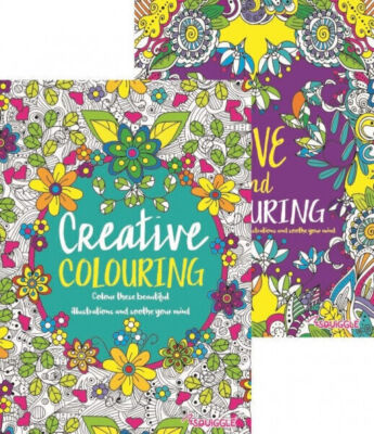 Squiggle  Advanced Colouring Book For teenagers/adults.