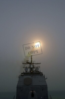 US NAVY USN USS BUNKER HILL CG 52 launches tomahawk missile Iraqi Freedom I