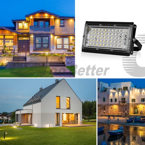 25W/50W/100W/200W LED Floodlight Outdoor Garden Lamps Watt Security Flood Light - Picture 8 of 8