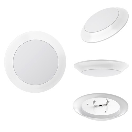 1-Pack 10W Ceiling Mount Slim Downlight, 4'' LED Modern 630LM Warm White - Bild 2 von 7