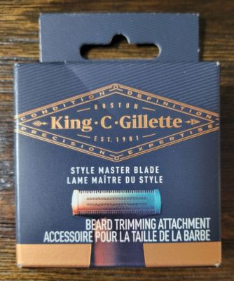KING C GILLETTE Style Master Blade Beard Trimming Attachment NEW SEALED