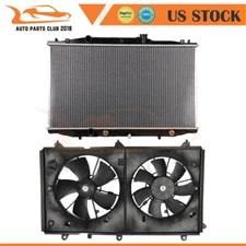 Automotive Radiator and Cooling Fan Assembly Fit for 2003-2007 Honda Accord