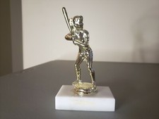 Vintage Softball Trophy with Marble base 3" figurine ready for engraving