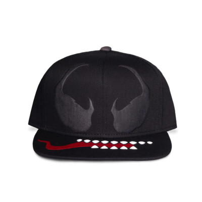 Venom Snapback Cap 3D Face Bestickt Marvel Comics Fan Merchandise Kappe Mütze