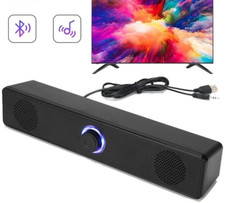 Barre de Son 2-en-1 Détachable Bluetooth Haut-Parleur PC TV Home Cinéma Sans Fil