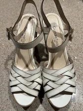 GASTONE LUCIOLI PLATFORM CRISS-CROSS STRAP WOMEN'S $395