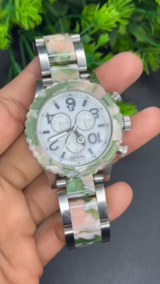 Nixon the 42-20 chrono white/plastic 42mm A0371539-00 | eBay