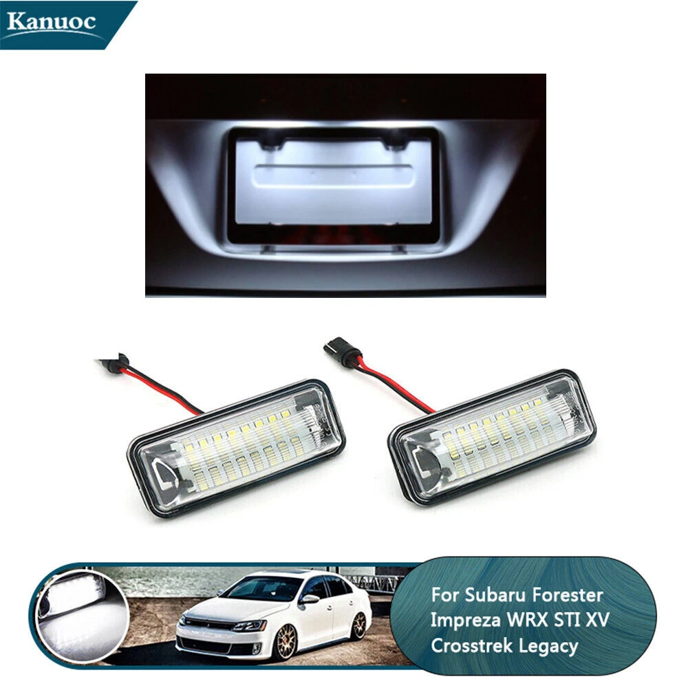 Subaru license hotsell plate light