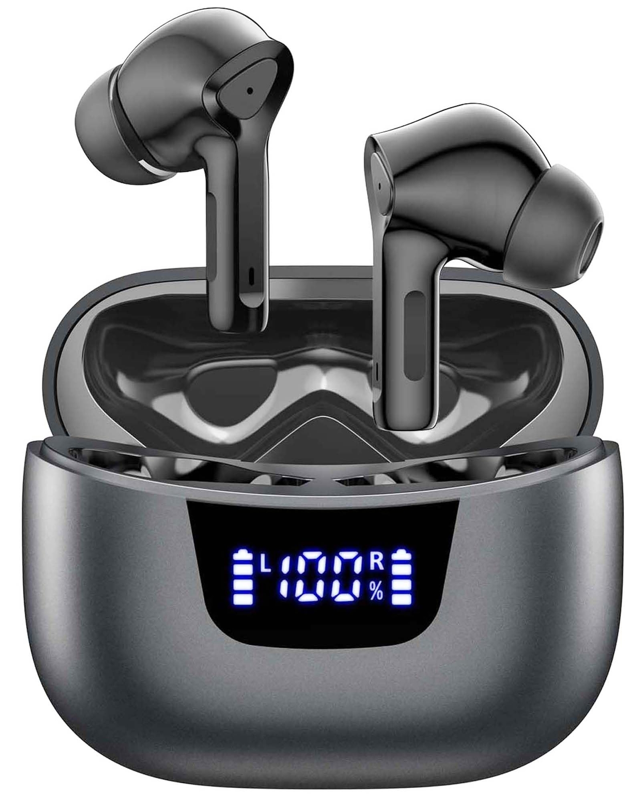 CHIFENCHY Wireless Earbuds Bluetooth 5.3 Headphones with Wireless Charging Ca...